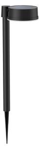 Philips LED solárne zemné svetlo s hrotom Vynce, Ø hlavy 11,2 cm, Čierna, Plast, Moderný, Solárne svietidlá