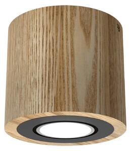 Envostar Ernest downlight GU10 z dreva, okrúhle