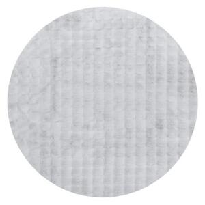 Svetlosivý umývateľný okrúhly koberec ø 100 cm Bubble Grey – Mila Home