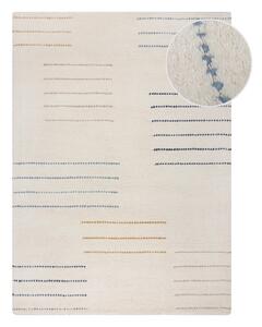 Krémový ručne tkaný vlnený koberec 200x290 cm Dottie Geometric – Flair Rugs