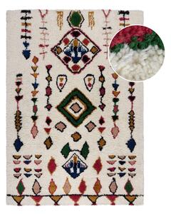 Krémový ručne tkaný vlnený koberec 160x230 cm Moroccan Fes – Flair Rugs
