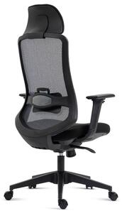 Kancelárska stolička s vysokým operadlom, sedák čierny (a-V322 čierna)