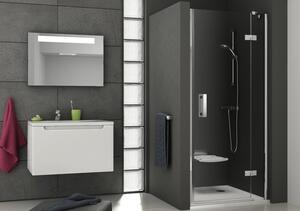 Ravak - Sprchové dvere dvojdielne SmartLine SMSD2-90 B pravá - chróm, transparentné sklo