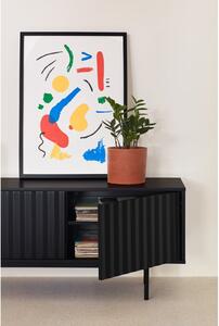 Čierny TV stolík 180x52 cm Sierra – Teulat