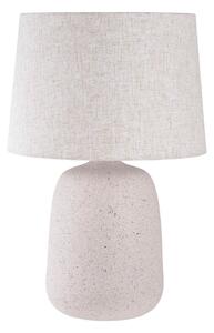 Krémová stolová lampa s textilným tienidlom (výška 47 cm) Croft – House Nordic
