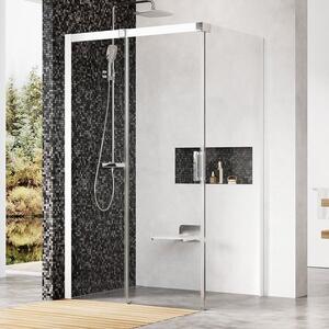 Ravak - Sprchové dvere s pevnou stenou Matrix MSDPS-100/80 ľavá - biela/transparentná
