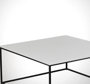 Dizajnový konferenčný stolík Oihane 75 cm biely