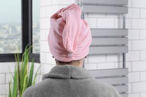 Rýchloschnúci turban na vlasy NERA ružový