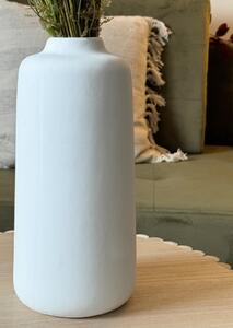 Biela keramická váza DEBBIE 28 cm