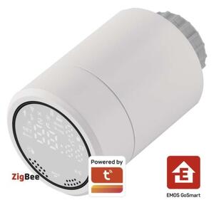 Emos P5630S GoSmart Digitálna termostatická hlavica, biela, ZigBee