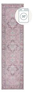 Svetločervený umývateľný behúň s prímesou recyklovaných vlákien 60x230 cm Windsor – Flair Rugs