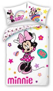 Obliečky bavlnené Minnie Mouse 70x90 + 140x200 cm