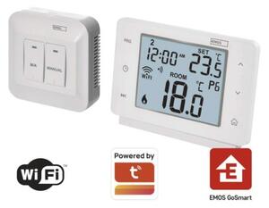 Emos P56211 GoSmart Bezdrôtový izbový termostat, biela, WiFi