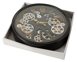 Dekorstudio Dekoratívne nástenné hodiny s pohyblivými ozubenými kolesami