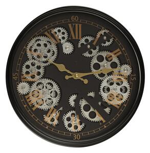 Dekorstudio Dekoratívne nástenné hodiny s pohyblivými ozubenými kolesami