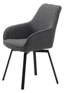 Sivá jedálenská stolička Alma – Unique Furniture