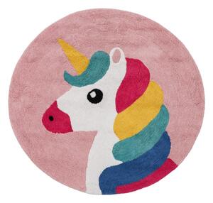 Bavlnený detský koberec ø 100 cm Unicorn – Ixia