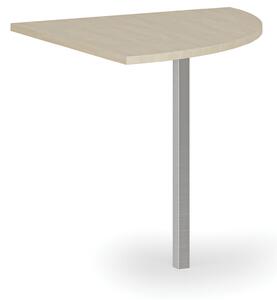 Rohová prístavba pre kancelárske pracovné stoly PRIMO, 800 mm, čerešňa