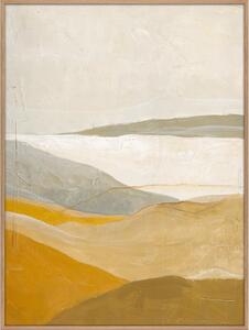 Ručne maľovaný obraz 90x120 cm Yellow Field – Malerifabrikken