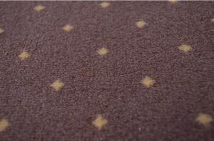 Metrážny koberec AKTUA hnedý