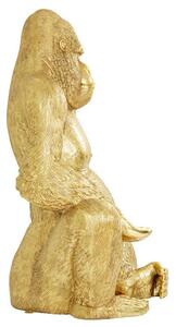 Gorila XXL socha zlatá