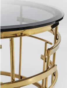 Jupiter príručný stolík zlatý Ø55cm