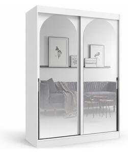 Šatníková skriňa Modin 150x215x65 - biela