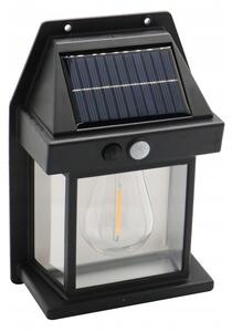 SOLÁRNA LAMPA PRE ZÁHRADNÉ TÁBORY NA STENU 1200mAh 21cm XL Silná IP65