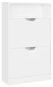 VÝKLOPNÁ SKRINKA NA TOPÁNKY, biela, 60/102/24 cm Boxxx - Online Only drobný nábytok, Online Only