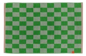Zelená kúpeľňová predložka z bio bavlny 50x80 cm Retro – Mette Ditmer Denmark