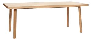 Jedálenský stôl v dekore duba 100x200 cm Herringbone – Hübsch