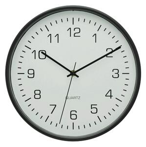 RÁDIOM RIADENÉ HODINY čierna, biela 30 cm Ambia Home - Hodiny