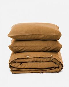 Magic Linen Ľanové obliečky sada (3ks) Cinnamon Veľkosť: 135x200,50x70cm
