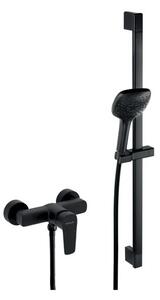 Sprchová batéria Novaservis Metalia 58 so sprchovacím setom 150 mm čierna matná 58061KIT,5