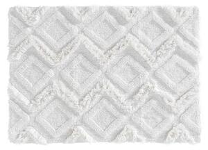 Dekoračný koberec Ikata v snehovo bielej farbe Biela