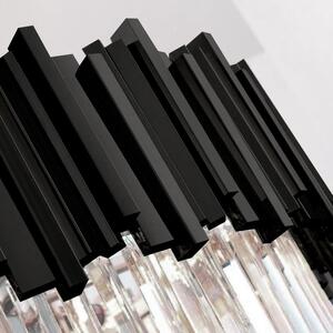 Toolight, krištáľové stropné svietidlo 4xE14 APP1481-1C, čierna, OSW-05061
