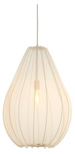 Béžové závesné svietidlo s textilným tienidlom ø 50 cm Itela – Light & Living