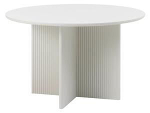 Svetlosivý okrúhly jedálenský stôl ø 110 cm Palma – Unique Furniture