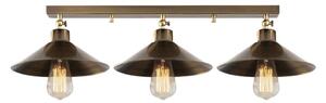 Stropné svietidlo v bronzovej farbe s kovovým tienidlom ø 24 cm Berceste – Opviq lights