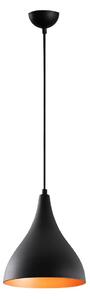 Čierne závesné svietidlo s kovovým tienidlom ø 22 cm Sağlam – Opviq lights