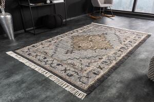 Dizajnový koberec Pahana 230 x 160 cm sivý viacfarebný - vlna