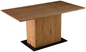 JEDÁLENSKÝ STÔL, dub, farba vlašského orecha, 160/90/75 cm MID.YOU - Online Only jedálne, Online Only