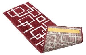 Červené nášľapy na schody v súprave 13 ks 22x73 cm Geometric – Mila Home