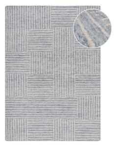 Svetlomodrý ručne tkaný vlnený koberec 160x230 cm Memphis Wool – Flair Rugs