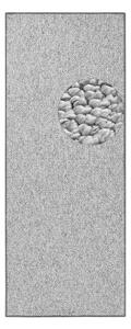 Sivý behúň 80x300 cm Wolly – BT Carpet