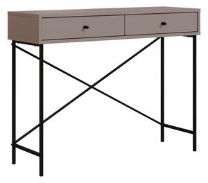 Sivobéžový konzolový stolík 35x110 cm Titan – Marckeric