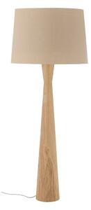 Béžová stojacia lampa s textilným tienidlom (výška 130 cm) Leonor – Bloomingville