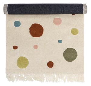 Krémový vlnený detský koberec 90x140 cm Clennie – Bloomingville Mini