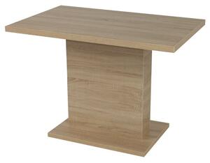 Jedálenský stôl SHIDA 1 dub sonoma, šírka 90 cm