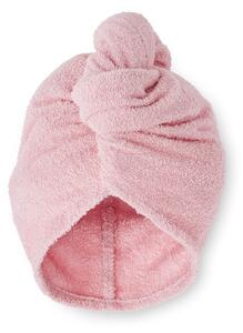 Ružové rýchloschnúce bavlnené uteráky na vlasy v súprave 2 ks 20x13 cm Quick Dry – Catherine Lansfield